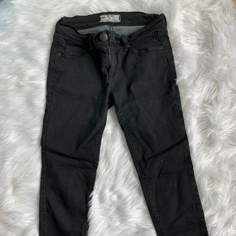 Free People Black Jean